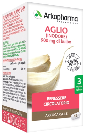 ARKO CAPSULE AGLIO 45 CAPSULE - Farmacia Murachelli Di Putelli dr. Giovanni