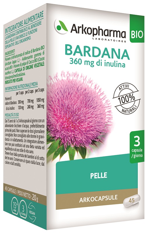 ARKO CAPSULE BARDANA BIO 45 CAPSULE - Farmacia Murachelli Di Putelli dr. Giovanni