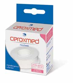 CEROTTO ADESIVO IN ROCCHETTO CEROXMED IN TESSUTO NON TESSUTO AERATO IPOALLERGENICO BIANCO 500X1,25 CM 1 PEZZO - Farmacia Murachelli Di Putelli dr. Giovanni