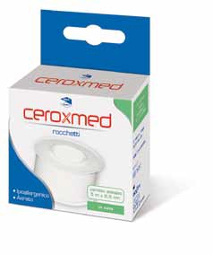 CEROTTO ADESIVO IN ROCCHETTO CEROXMED IN SETA AERATO IPOALLERGENICO BIANCO 500X2,5 CM 1 PEZZO - Farmacia Murachelli Di Putelli dr. Giovanni