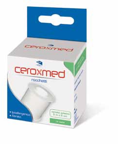 CEROTTO ADESIVO IN ROCCHETTO CEROXMED IN SETA AERATO IPOALLERGENICO BIANCO 500X5 CM 1 PEZZO - Farmacia Murachelli Di Putelli dr. Giovanni