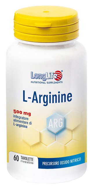 LONGLIFE L-ARGININE 60 TAVOLETTE RIVESTITE DA 900 MG - Farmacia Murachelli Di Putelli dr. Giovanni