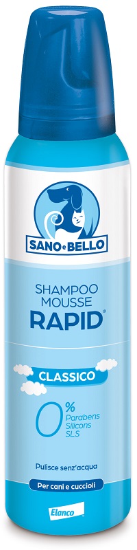 SANO E BELLO SHAMPOO MOUSSE RAPID CLASSICO FLACONE 300 ML PER LAVAGGIO SENZ'ACQUA - Farmacia Murachelli Di Putelli dr. Giovanni