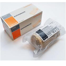 BENDA MEDICATA ICHTHOPASTE CON OSSIDO DI ZINCO ITTIOLO PER TRATTAMENTO ULCERE VENOSE ARTI INFERIORI 7,5X600 CM - Farmacia Murachelli Di Putelli dr. Giovanni