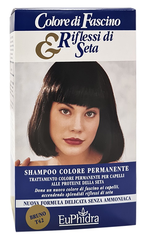 EUPHIDRA COLORE DI FASCINO & RIFLESSI DI SETA SHAMPOO COLORE PERMANENTE 42 BRUNO 120 ML - Farmacia Murachelli Di Putelli dr. Giovanni