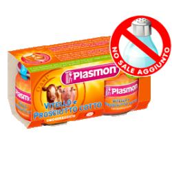 PLASMON OMOGENEIZZATO VITELLO PROSCIUTTO COTTO 80 G X 2 PEZZI - Farmacia Murachelli Di Putelli dr. Giovanni