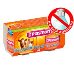 PLASMON OMOGENEIZZATO VITELLO POLLO 80 G X 2 PEZZI - Farmacia Murachelli Di Putelli dr. Giovanni