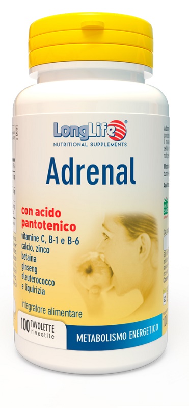 LONGLIFE ADRENAL 100 TAVOLETTE MASTICABILI RIVESTITE - Farmacia Murachelli Di Putelli dr. Giovanni