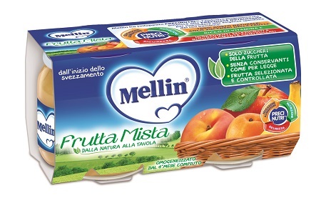 MELLIN OMOGENEIZZATO FRUTTA MISTA 100 G 2 PEZZI - Farmacia Murachelli Di Putelli dr. Giovanni