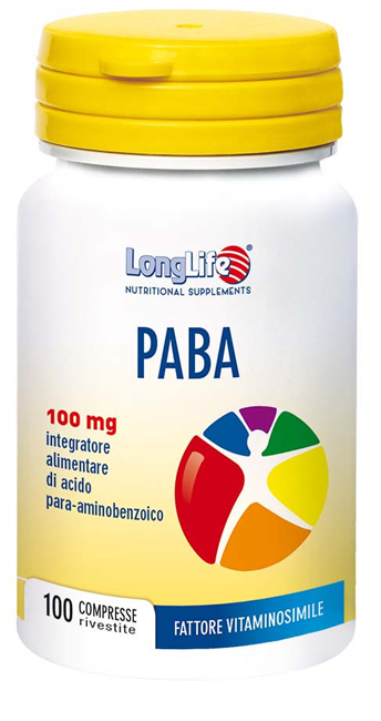 LONGLIFE PABA 100 100 COMPRESSE RIVESTITE - Farmacia Murachelli Di Putelli dr. Giovanni
