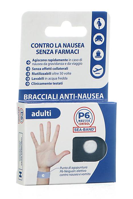 BRACCIALE ANTI NAUSEA PER ADULTI P6 NAUSEA CONTROL 2 PEZZI - Farmacia Murachelli Di Putelli dr. Giovanni