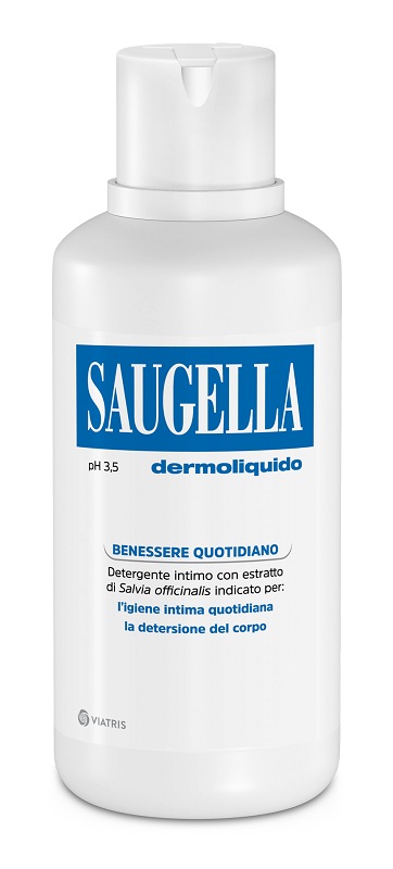 SAUGELLA DERMOLIQUIDO PH 3,5 DETERGENTE INTIMO BENESSERE QUOTIDIANO 500 ML - Farmacia Murachelli Di Putelli dr. Giovanni