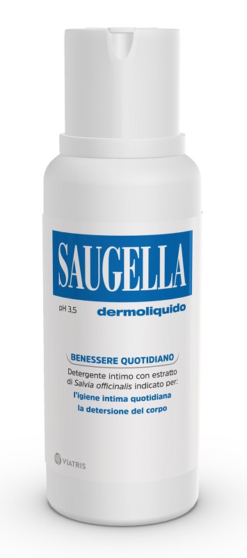 SAUGELLA DERMOLIQUIDO PH 3,5 DETERGENTE INTIMO BENESSERE QUOTIDIANO 750 ML - Farmacia Murachelli Di Putelli dr. Giovanni