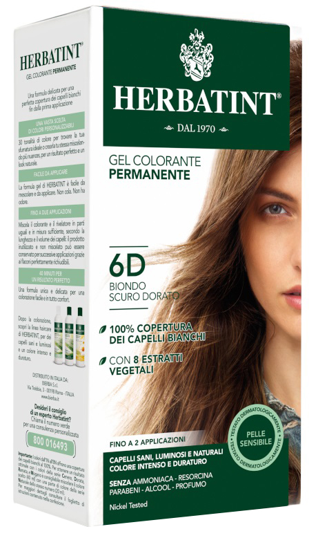 HERBATINT 6D BIONDO SCURO DORATO 150 ML - Farmacia Murachelli Di Putelli dr. Giovanni