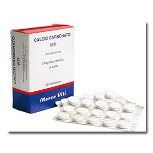 CALCIO CARBONATO VITI 60 COMPRESSE - Farmacia Murachelli Di Putelli dr. Giovanni