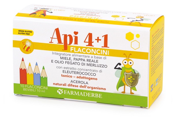 APIQUATTRO + 1 10 FLACONCINI DA 10 ML - Farmacia Murachelli Di Putelli dr. Giovanni