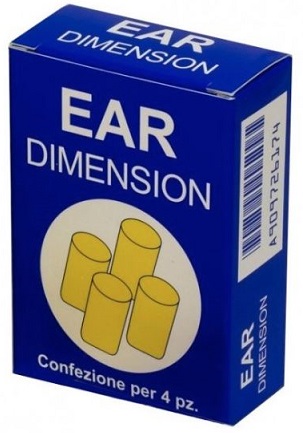 EAR DIMENSION TAPPO AURICOLARE IN SPUGNA 4 PEZZI - Farmacia Murachelli Di Putelli dr. Giovanni