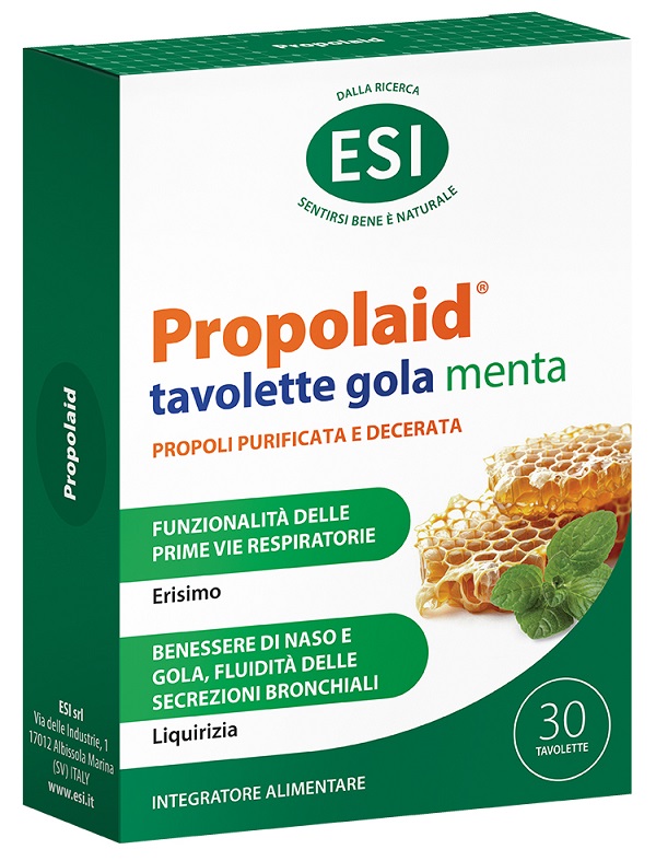ESI PROPOLAID TAVOLETTE GOLA MENTA 30 TAVOLETTE - Farmacia Murachelli Di Putelli dr. Giovanni
