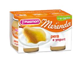 PLASMON OMOGENEIZZATO YOGURT PERA 120 G X 2 PEZZI - Farmacia Murachelli Di Putelli dr. Giovanni