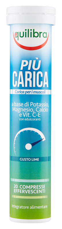 PIU' CARICA GUSTO LIME 20 COMPRESSE EFFERVESCENTI - Farmacia Murachelli Di Putelli dr. Giovanni
