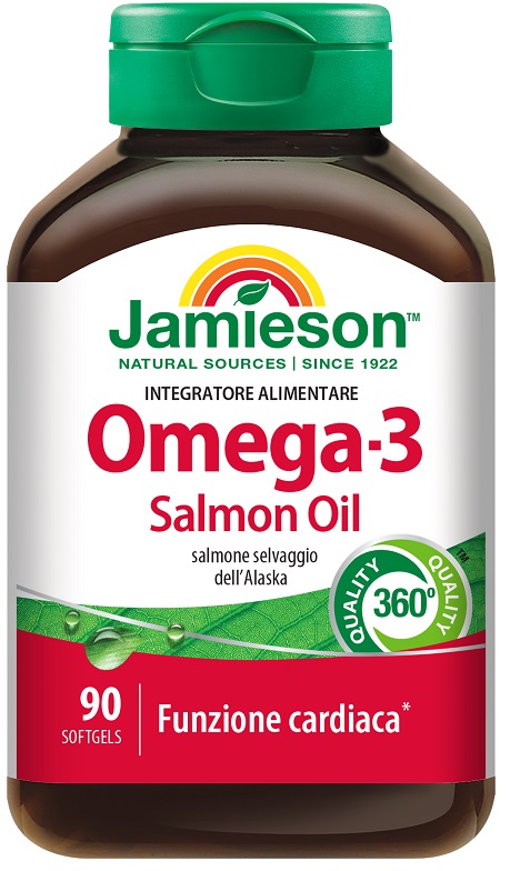 JAMIESON OMEGA 3 SALMON OIL 90 PERLE - Farmacia Murachelli Di Putelli dr. Giovanni