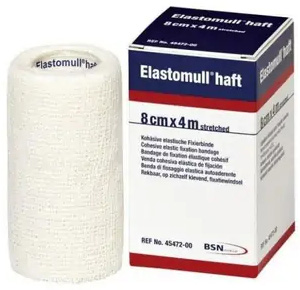 BENDA ELASTICA AUTOADESIVA ELASTOMULL HAFT BLU 8X400 CM - Farmacia Murachelli Di Putelli dr. Giovanni