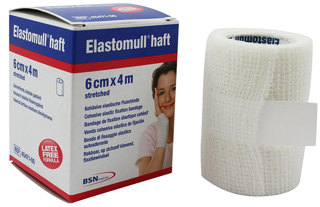 BENDA ELASTICA AUTOADESIVA ELASTOMULL HAFT BLU 6X400 CM - Farmacia Murachelli Di Putelli dr. Giovanni