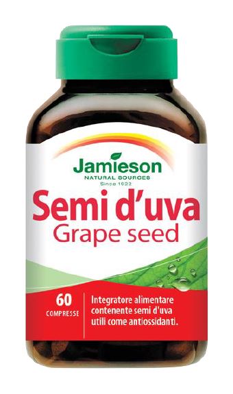 JAMIESON SEMI UVA GRAPE SEED 60 COMPRESSE - Farmacia Murachelli Di Putelli dr. Giovanni