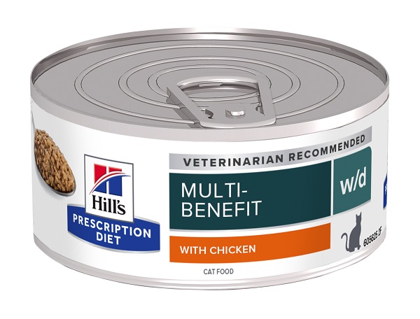 PRESCRIPTION DIET FELINE MULTI-BENEFIT W/D CHICKEN 156 G - Farmacia Murachelli Di Putelli dr. Giovanni