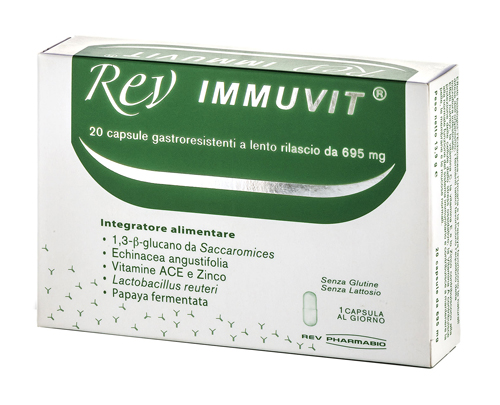 REV IMMUVIT 20 CAPSULE - Farmacia Murachelli Di Putelli dr. Giovanni