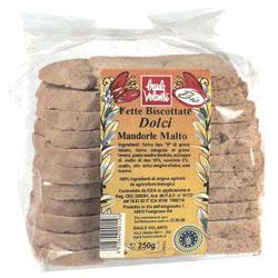 FETTE BISCOTTATE DOLCI MANDORLA MALTO 250 G - Farmacia Murachelli Di Putelli dr. Giovanni