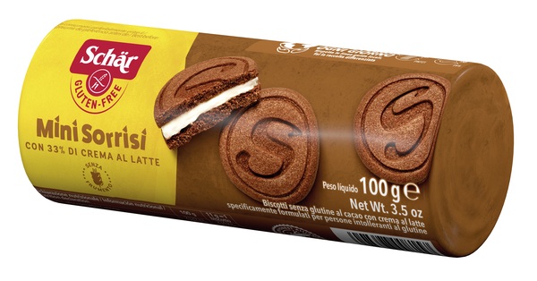 SCHAR MINI SORRISI CON CREMA AL LATTE 100 G - Farmacia Murachelli Di Putelli dr. Giovanni