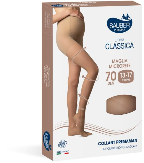 SAUBER COLLANT 70 DENARI PREMAMAN MAGLIA MICRORETE NEUTRO BEIGE 3 LINEA CLASSICA - Farmacia Murachelli Di Putelli dr. Giovanni