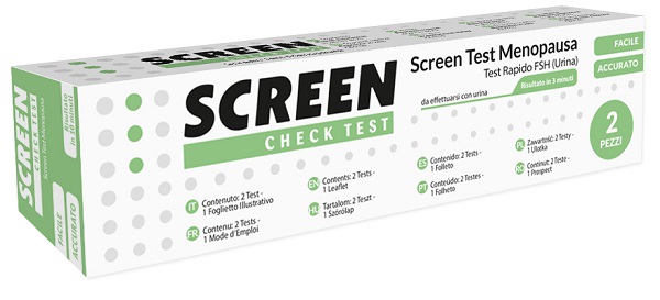 SCREEN TEST RAPIDO FSH/MENOPAUSA URINA 2 PEZZI - Farmacia Murachelli Di Putelli dr. Giovanni