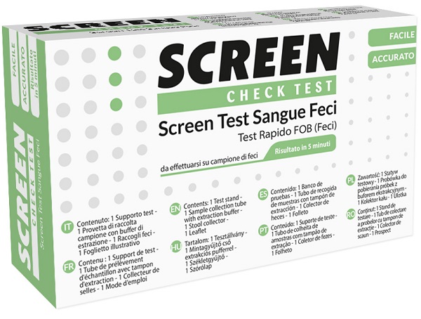 SCREEN TEST RAPIDO PRESENZA DI SANGUE OCCULTO NELLE FECI SCREEN TEST FOB - Farmacia Murachelli Di Putelli dr. Giovanni