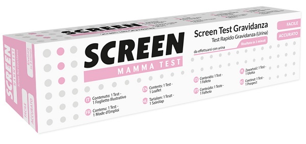 SCREEN TEST ORMONE HCG GRAVIDANZA NELL'URINA SCREEN TEST HCG 1 PEZZO - Farmacia Murachelli Di Putelli dr. Giovanni