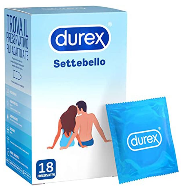 PROFILATTICO DUREX SETTEBELLO CLASSICO 18 PEZZI - Farmacia Murachelli Di Putelli dr. Giovanni