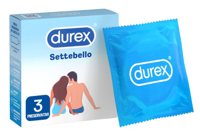 PROFILATTICO DUREX SETTEBELLO CLASSICO 3 PEZZI - Farmacia Murachelli Di Putelli dr. Giovanni