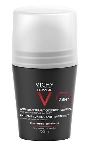 VICHY HOMME DEO ROLL-ON ANTI-TRASPIRANTE 50 ML - Farmacia Murachelli Di Putelli dr. Giovanni