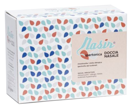 SOLUZIONE FISIOLOGICA IPERTONICA STERILE NASIR 8 SACCHE VERSIONE DA 250ML - Farmacia Murachelli Di Putelli dr. Giovanni