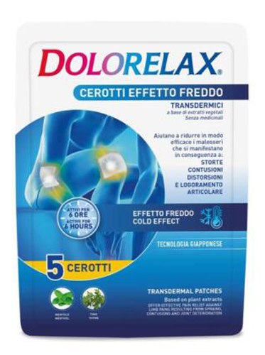 DOLORELAX CEROTTO EFFETTO FREDDO 5 PEZZI - Farmacia Murachelli Di Putelli dr. Giovanni