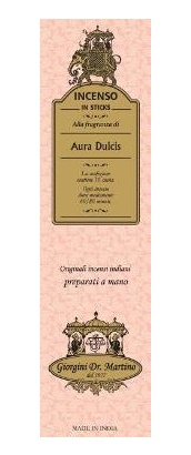 INCENSO AURA DULCIS 10 STICKS - Farmacia Murachelli Di Putelli dr. Giovanni