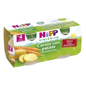 HIPP BIO HIPP BIO OMOGENEIZZATO CAROTE CON PATATE 2X80 G - Farmacia Murachelli Di Putelli dr. Giovanni