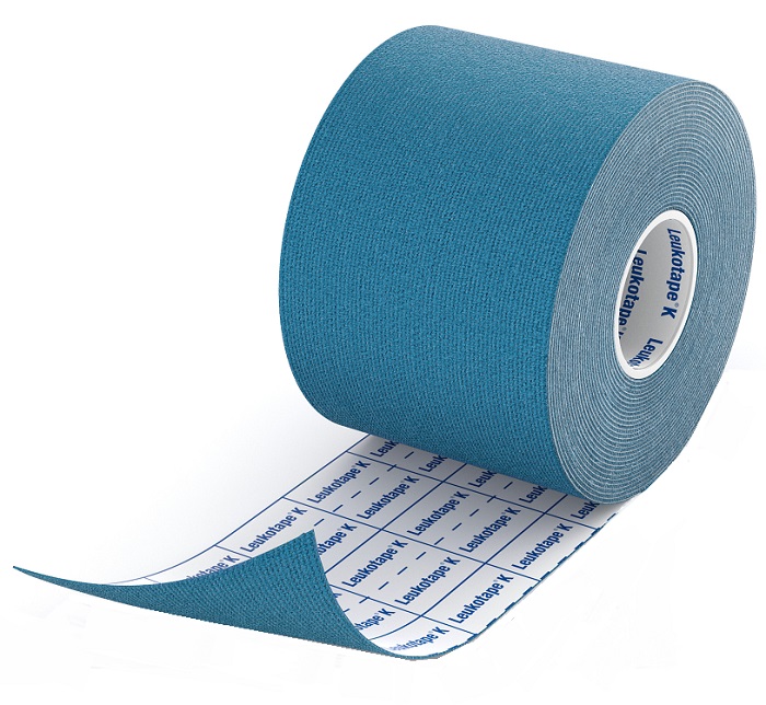 BENDA ADESIVA LEUKOTAPE K PER TAPING FISIOTERAPICO LARGHEZZA 5 CM LUNGHEZZA 5 M COLORE BLU IN ROTOLO - Farmacia Murachelli Di Putelli dr. Giovanni
