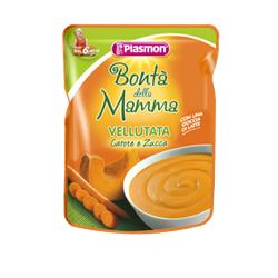 PLASMON POUCHES VELLUTATA DI CAROTE E ZUCCA 180 G - Farmacia Murachelli Di Putelli dr. Giovanni