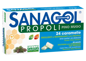 SANAGOL PROPOLI PINO MUGO 24 CARAMELLE - Farmacia Murachelli Di Putelli dr. Giovanni