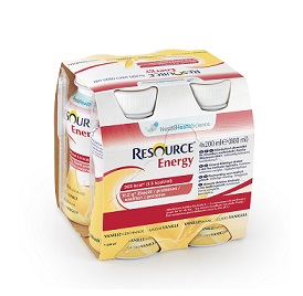 RESOURCE ENERGY VANIGLIA 4 BOTTIGLIE 200 ML NUOVO PACKAGING - Farmacia Murachelli Di Putelli dr. Giovanni