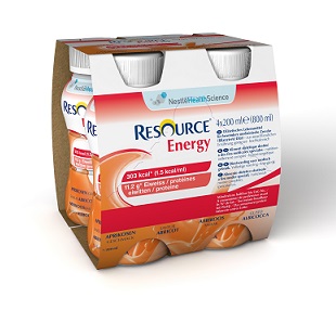 RESOURCE ENERGY ALBICOCCA 4 BOTTIGLIE 200 ML - Farmacia Murachelli Di Putelli dr. Giovanni