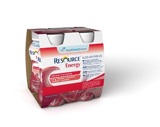 RESOURCE ENERGY FRAGOLA/LAMPONE 4 BOTTIGLIE 200 ML - Farmacia Murachelli Di Putelli dr. Giovanni