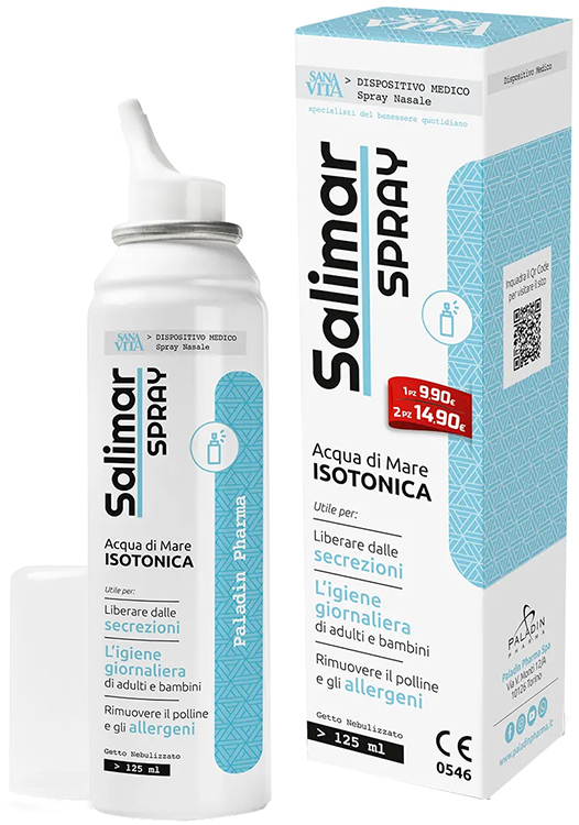 SANAVITA SALIMAR SPRAY NASALE NEW 125 ML - Farmacia Murachelli Di Putelli dr. Giovanni